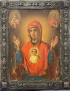 Икона "Богоматерь Знамение с предстоящими Ольгой и Евгенией"