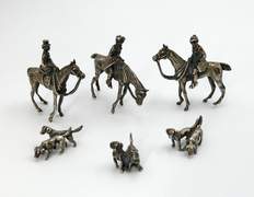 Композиция миниатюрная "Охота"