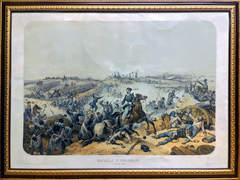 Гравюра "Битва при Инкермане"