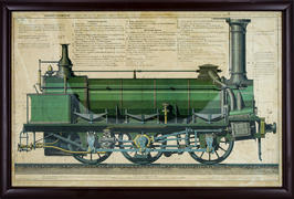 Литография "Локомотив"