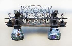 Лампа в стиле "Arts & Crafts" (Движение искусств и ремесел)