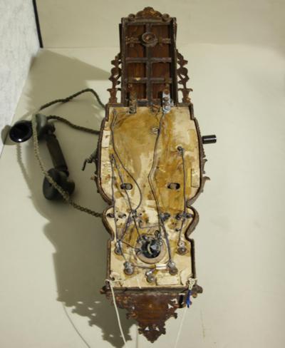 Аппарат телефонный настенный. "ELEKTRISK BUREAU". 1885 год. Редкость.