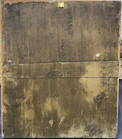 Икона "Св. Зосима и Соватий Соловецкие Чудотворцы". Центральная Россия, конец XIX века