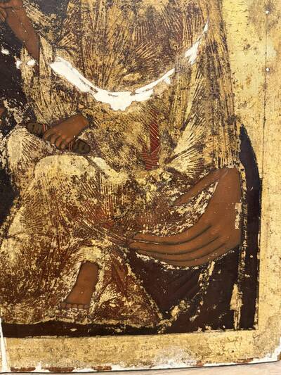 Икона «Богоматерь Тихвинская». Россия, Кострома, первое десятилетие XVIII века