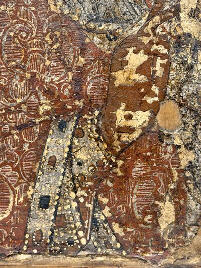 Икона Святитель Николай Чудотворец. Россия, Каргополь, рубеж XVII–XVIII веков.