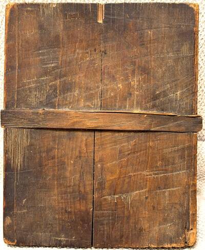 Икона «Спас оплечный», авторская живопись XVI века. Россия, XVI век (лик), реконструкция XIX века