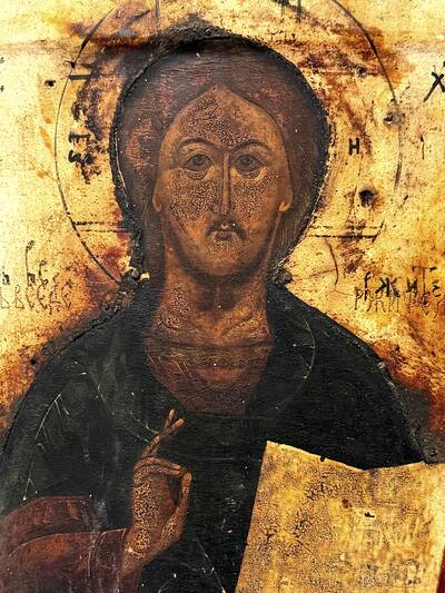 Икона «Господь Вседержитель». Россия, XIX век