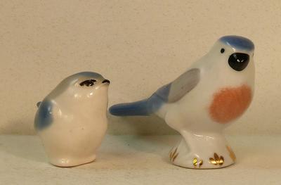 Миниатюрная статуэтка "Снегирь". Конец 1960-начало 1970-х годов. Вербилки.