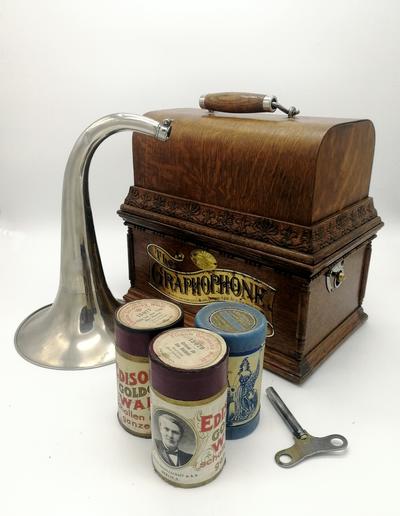 Графофон (Фонограф). Модель Columbia A/AG, конец 19 века, Франция/США