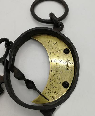 Безмен "Кантарик". Западная Европа . Начало ХХ века. Клеймо "ED на щите под короной". GARANTIE