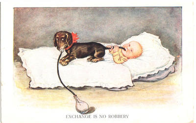 Открытки "Таксы". 1903-1910.