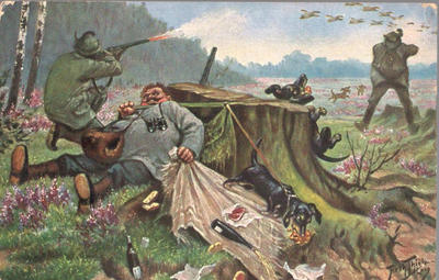 Открытки "Таксы". 1903-1910.