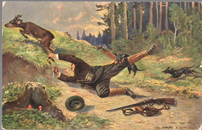 Открытки "Таксы". 1903-1910.