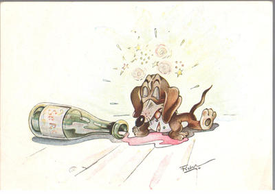 Открытки "Таксы". 1903-1910.