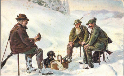 Открытки "Таксы". 1903-1910.