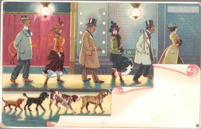 Открытки "Таксы". 1903-1910.