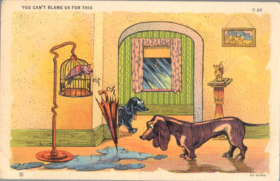 Открытки "Таксы". 1903-1910.