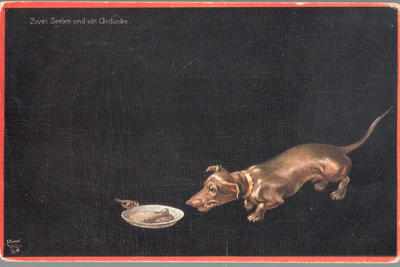 Открытки "Таксы". 1903-1910.