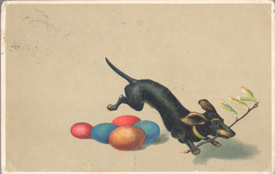 Открытки "Таксы". 1903-1910.