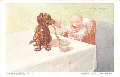 Открытки "Таксы". 1903-1910.