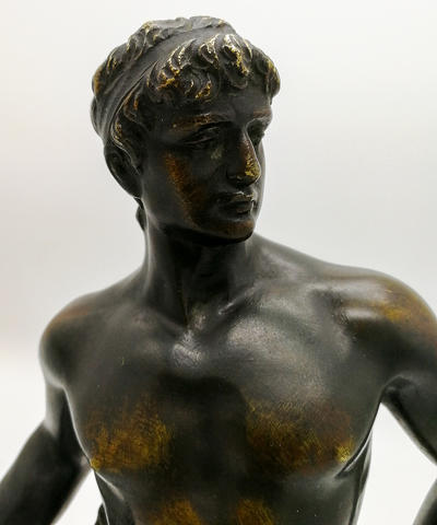 Скульптура "Труд". Автор Maurice Constant, бронза, Франция, начало XX века