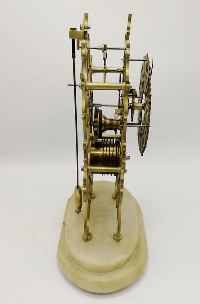 Английские каминные часы-скелетоны. Англия, середина XIX века