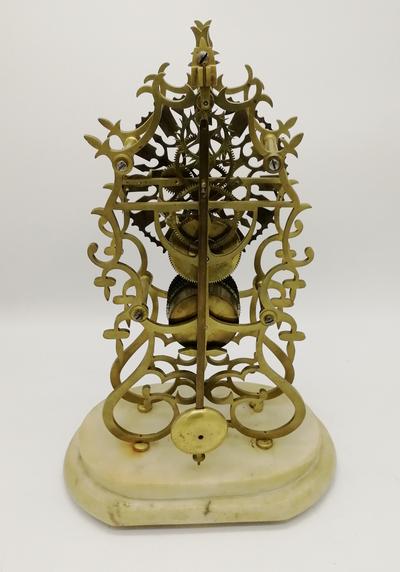 Английские каминные часы-скелетоны. Англия, середина XIX века