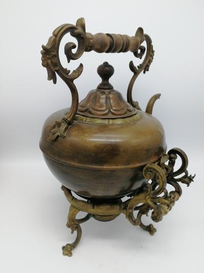 Чайник с подогревом. Западная Европа, конец XIX века