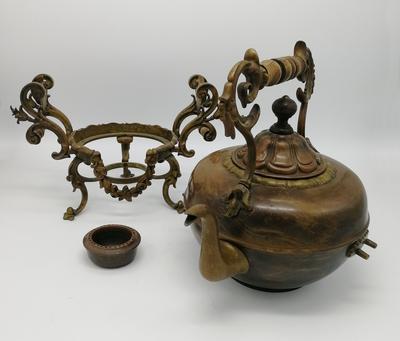 Чайник с подогревом. Западная Европа, конец XIX века