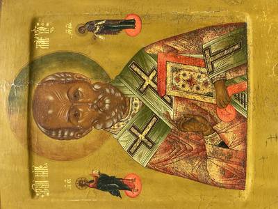 Икона "Св. Николай Чудотворец". Мстера, XIX век