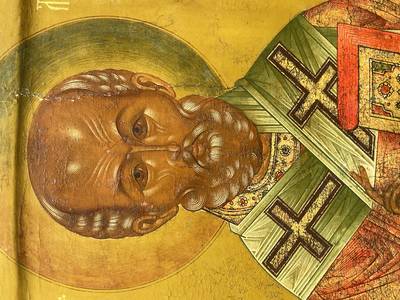 Икона "Св. Николай Чудотворец". Мстера, XIX век