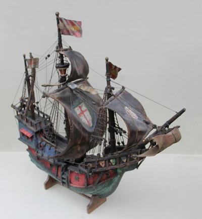 Модель корабля "Santa Maria". Западная Европа. Парусиновые паруса. Начало XX века.