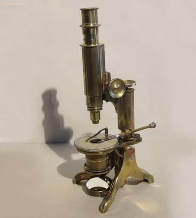 Микроскоп в футляре. Германия. Конец XIX - начало XX века.