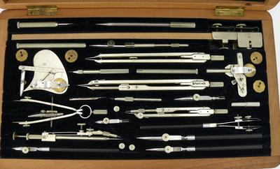 Готовальня "E.O. Richter & Co Pracision". Германия. Начало XX века. Спец. версия "XVI.P"