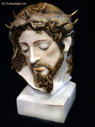 Бюст "Иисус Христос". Без марки. 1980-е годы.