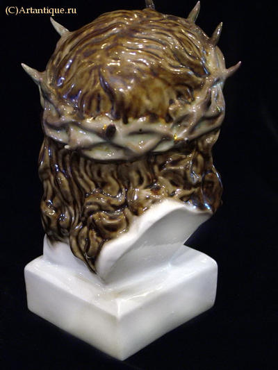 Бюст "Иисус Христос". Без марки. 1980-е годы.