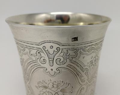 Стопка. Серебро 84 проба, Вес 135 гр. 1872 год