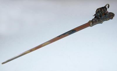 Нож для бумаг "Бык". "Венская бронза". Конец XIX - начало ХХ века.