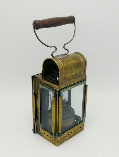 Железнодорожный керосиновый фонарь. Бельгия, конец XIX - начало XX вв.