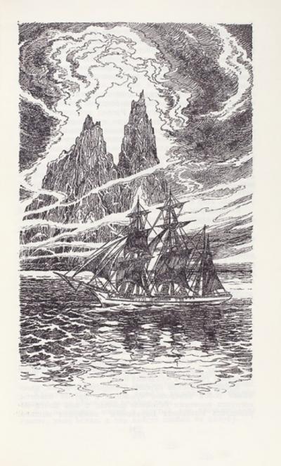 "Пылающий остров" [автограф] А. Казанцев. Москва. Молодая гвардия, 1983 год.