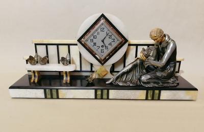 Часы каминные. Стиль Ар-деко, Америка, первая половина XX века