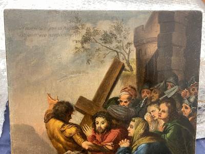 Икона "Несение Креста Господня". Санкт-Петербург, XIX век