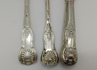 Набор столовых приборов на 12 персон. Англия. Серебро 925*. 1840-е годы.