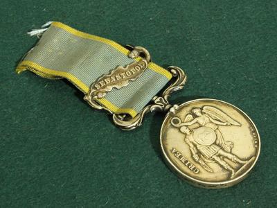 Медаль за участие в Крымской войне 1854 года. Англия. Серебро 925*.