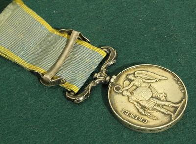 Медаль за участие в Крымской войне 1854 года. Англия. Серебро 925*.