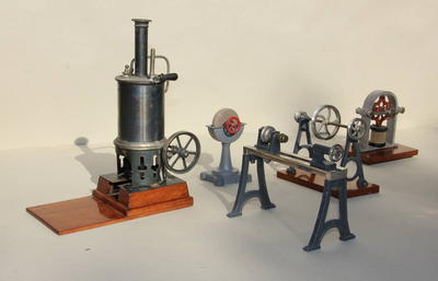 Модель фабрики с паровым двигателем. Западная Европа. Конец XIX - начало XX века.