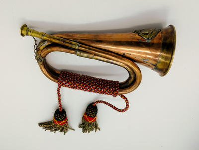 Горн полковой. Англия. Первая половина ХХ века. В хорошей сохранности