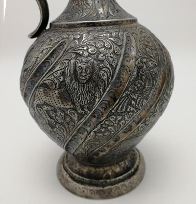 Кувшин для вина. Россия. Серебро 84*. Клеймо мастера "ИГ.", пробирного мастера с датой "И.А 1858", герб Москвы.