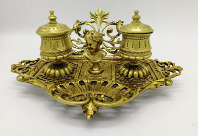 Письменный прибор в стиле рококо. Западная Европа конец 19 века.