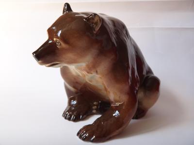 Статуэтка "Медведь". Марка "ЛФЗ Made in Russia". Конец ХХ века.